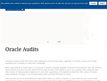 Tablet Screenshot of oracleaudits.com